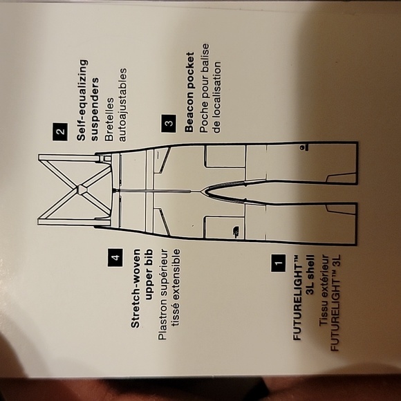 NWT Women's size M North Face ski bib - Picture 9 of 10